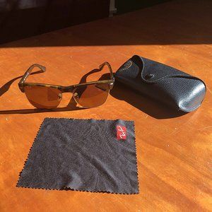 Ray Ban Clubmaster Oversized Men's Tortoise Shell